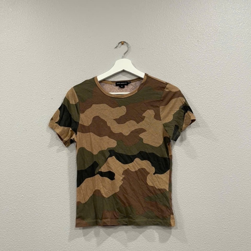 NWOT GOOD AMERICAN LIGHTWEIGHT SLIM COTTON TEE